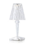Kartell Battery Transparent Table Lamp - Crystal