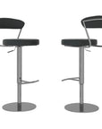 Set of 2 Torelli Gino Leather Bar Stool