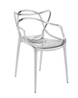 Kartell Masters Dining Chair - Metallic Chrome (Set Of 2)