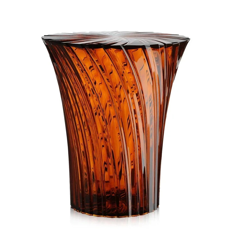 Kartell Sparkle Stool/Side Table - Amber