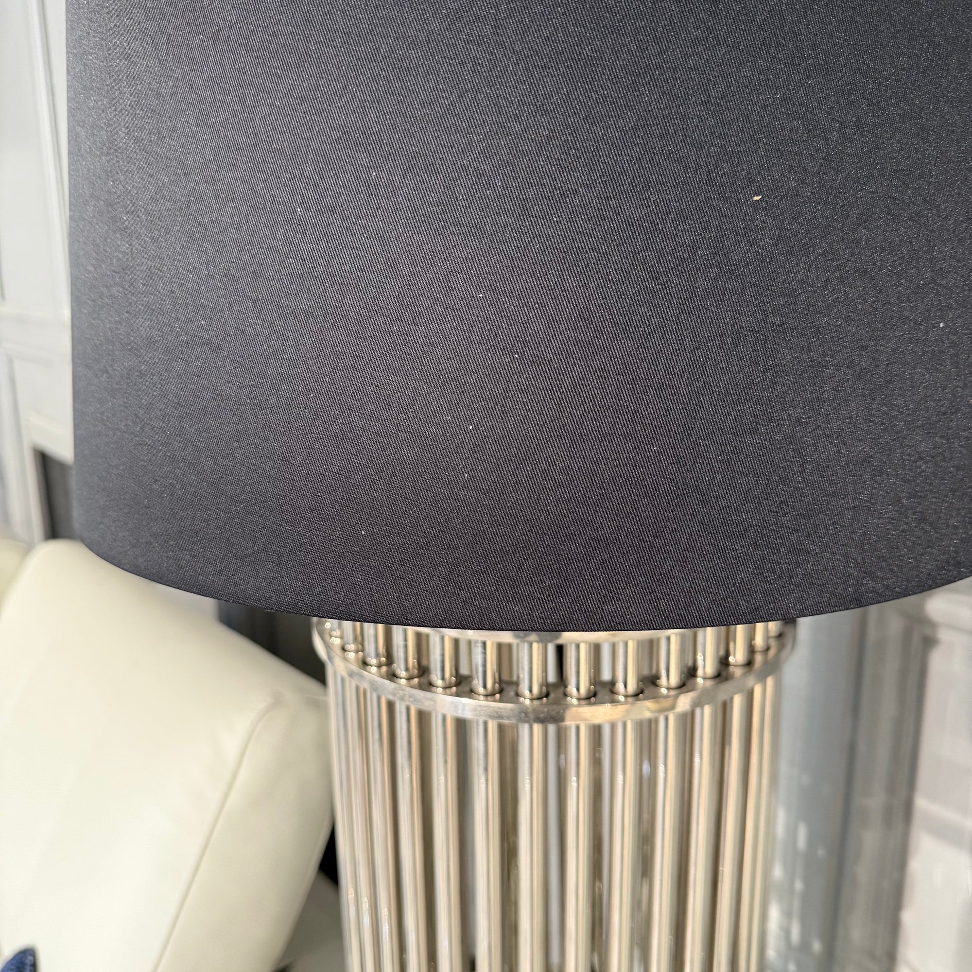 Nickel Cage Table Lamp - Ex Display 1 Only