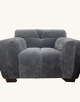 Aluxo Harlem Sofa Range in Steel Velvet