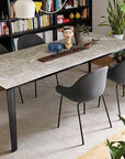 Calligaris Connubia Band Extending Dining Table Wooden Legs (CB4857-R 220cm)