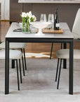 Calligaris Connubia Dorian Extending Dining Table Metal Legs (CB4815-R 130cm A)