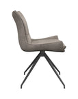 Set of 2 Torelli Amber Swivel Dining Chair