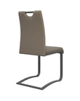 Set of 2 Torelli Gabi Leather Dining Chair With Grey Frame