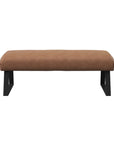 Torelli Cerutti Leather Backless Bench