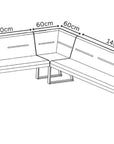 Torelli Cerutti Leather Corner Bench
