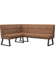 Torelli Cerutti Leather Corner Bench
