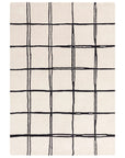 Asiatic Albany Grid Rug - Monochrome