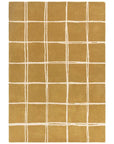 Asiatic Albany Grid Rug - Gold