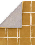Asiatic Albany Grid Rug - Gold