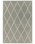 Asiatic Albany Diamond Rug - Silver