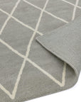 Asiatic Albany Diamond Rug - Silver