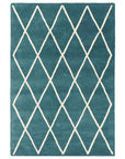 Asiatic Albany Diamond Rug - Teal