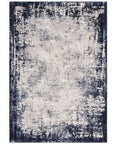 Asiatic Kuza Border Rug - Navy