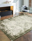 Asiatic Kuza Border Rug - Green