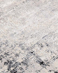 Asiatic Kuza Border Rug - Grey