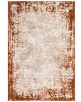 Asiatic Kuza Border Rug - Terracotta