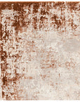 Asiatic Kuza Border Rug - Terracotta