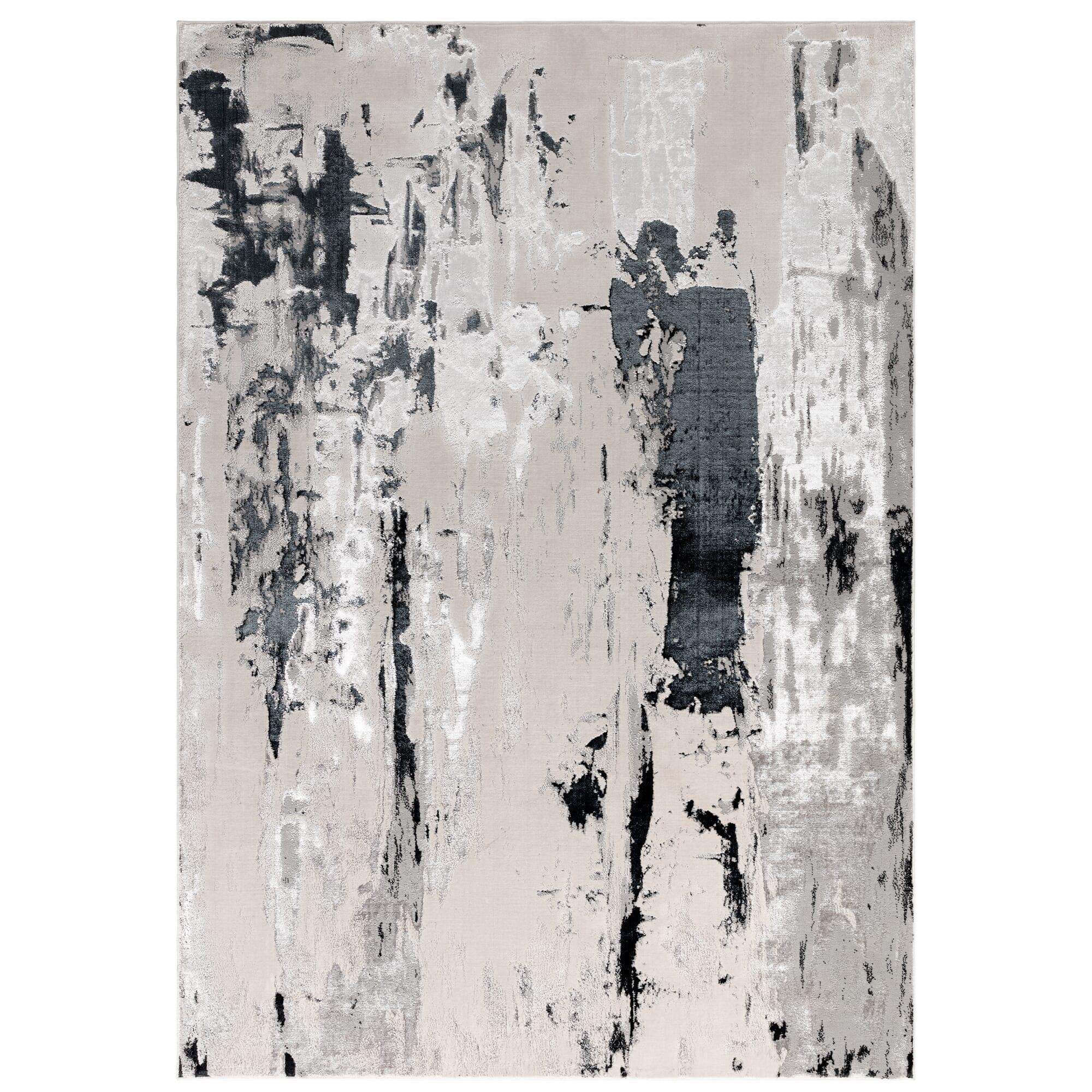 Asiatic Aurora Glacier Rug - Silver AU10