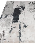 Asiatic Aurora Glacier Rug - Silver AU10
