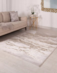 Asiatic Aurora Linea Rug - Gold AU17