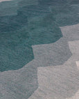 Asiatic Hive Teal Rug