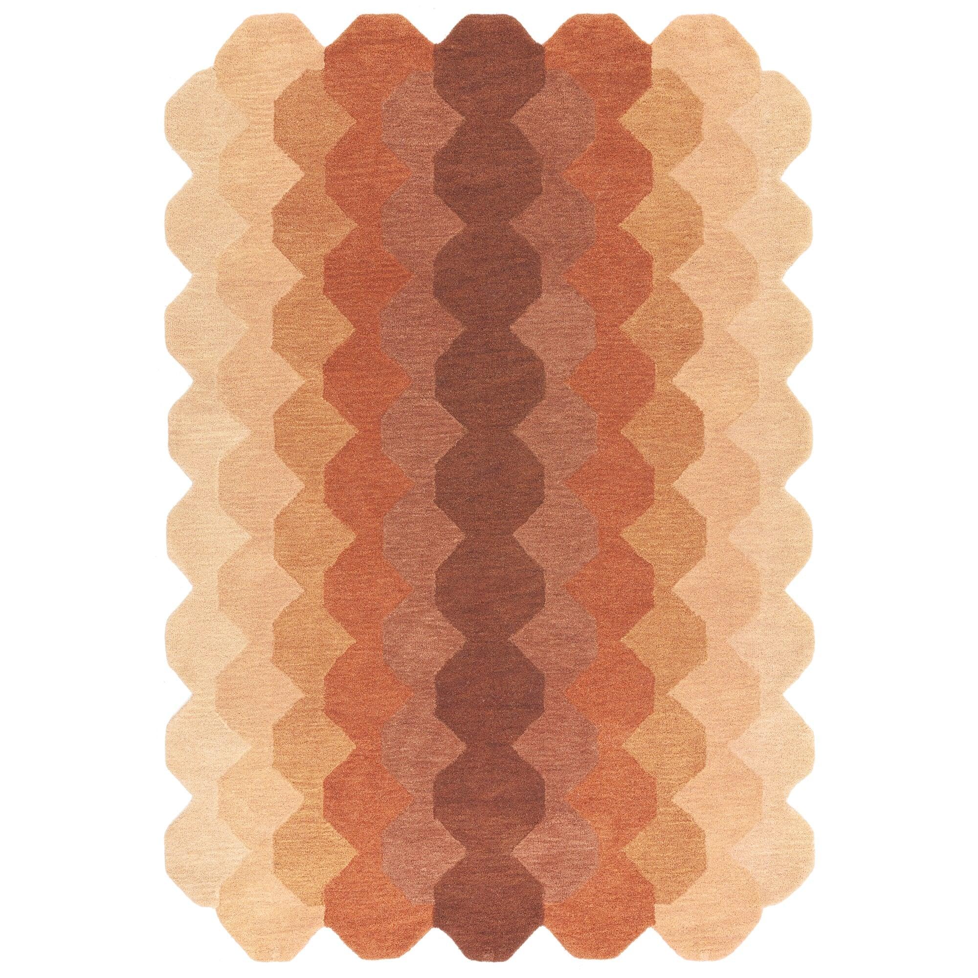 Asiatic Hive Rust Rug