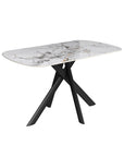 Torelli Lazzaro 140cm White Marble Ceramic Dining Table