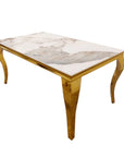 Louis Gold Dining Table