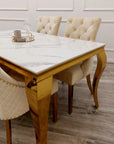 Louis Gold Dining Table