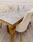 Louis Gold Dining Table