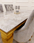 Louis Gold Dining Table