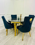 Louis Gold Dining Table