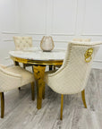 Louis Gold Dining Table