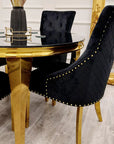 Louis Gold Dining Table