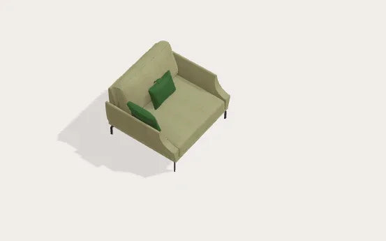 Fama Luxor Fabric Sofa 107cm