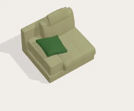 Fama Calessi Fabric Corner Sofa
