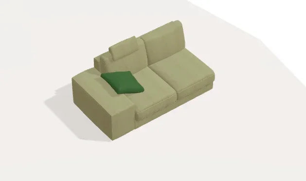 Fama Calessi Fabric Corner Sofa