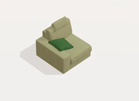 Fama Calessi Fabric Corner Sofa