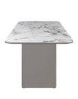 Torelli Milano 180cm Gloss White Ceramic Dining Table