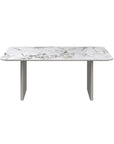 Torelli Milano 180cm Gloss White Ceramic Dining Table
