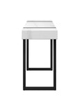Montblanc White Marble Effect Console Table MON-6443