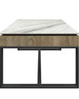 Monza White Ceramic Coffee Table MON-6610