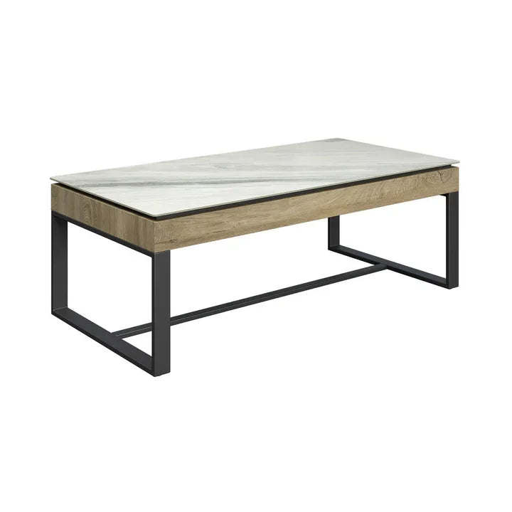 Monza White Ceramic Coffee Table MON-6610