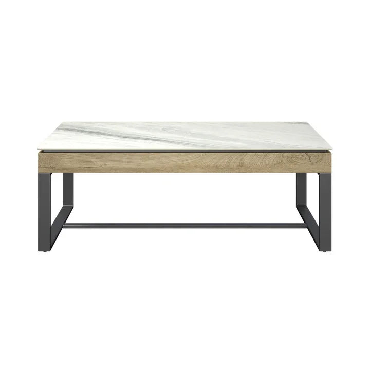 Monza White Ceramic Coffee Table MON-6610