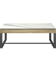 Monza White Ceramic Coffee Table MON-6610