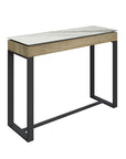 Monza White Ceramic Console Table MON-6634