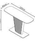 Torelli Castello Ceramic Console Table